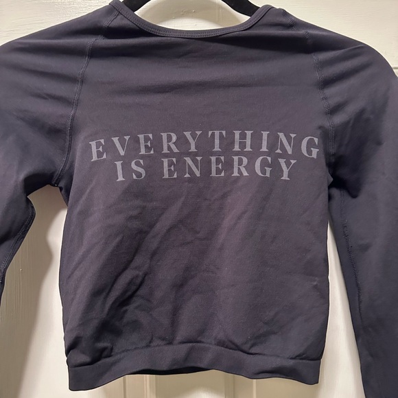 Spiritual Gangster Everything Is Energy Seamless Long Sleeve Top - Picture 2 of 5